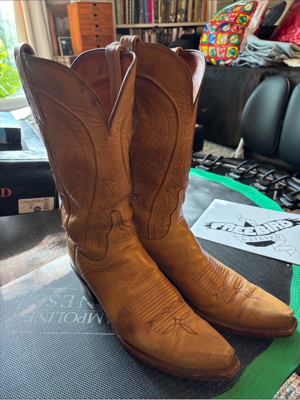 Lucchese Brown Cowboy Boots